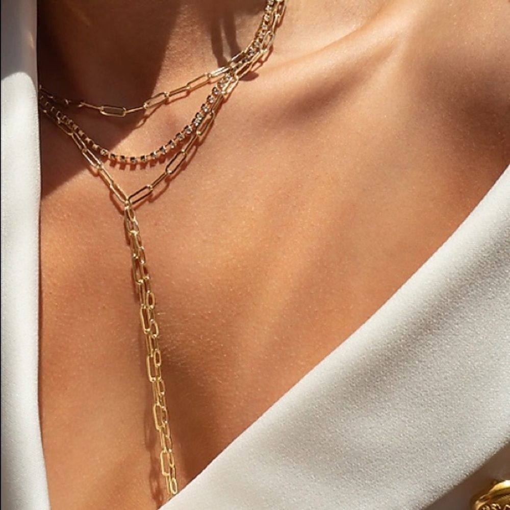 ✨ Express X Luv AJ Maja Diamond Lariat Necklace✨